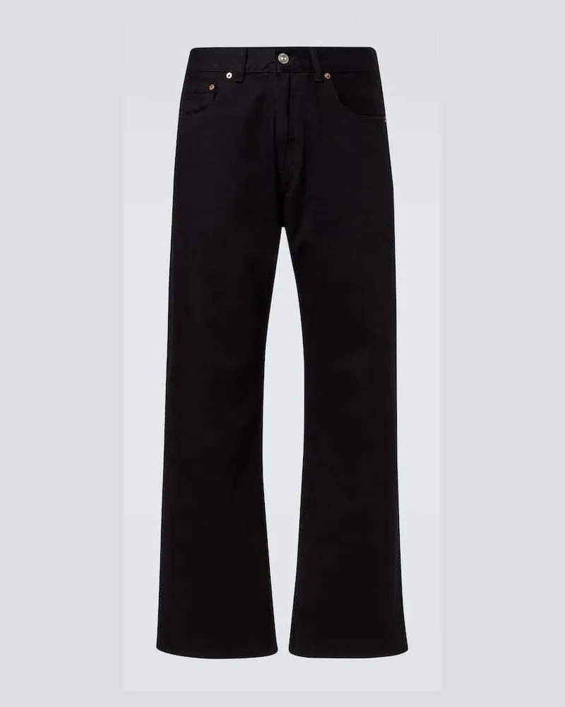 Our Legacy Mid-Rise Straight Jeans Third Cut Schwarz
