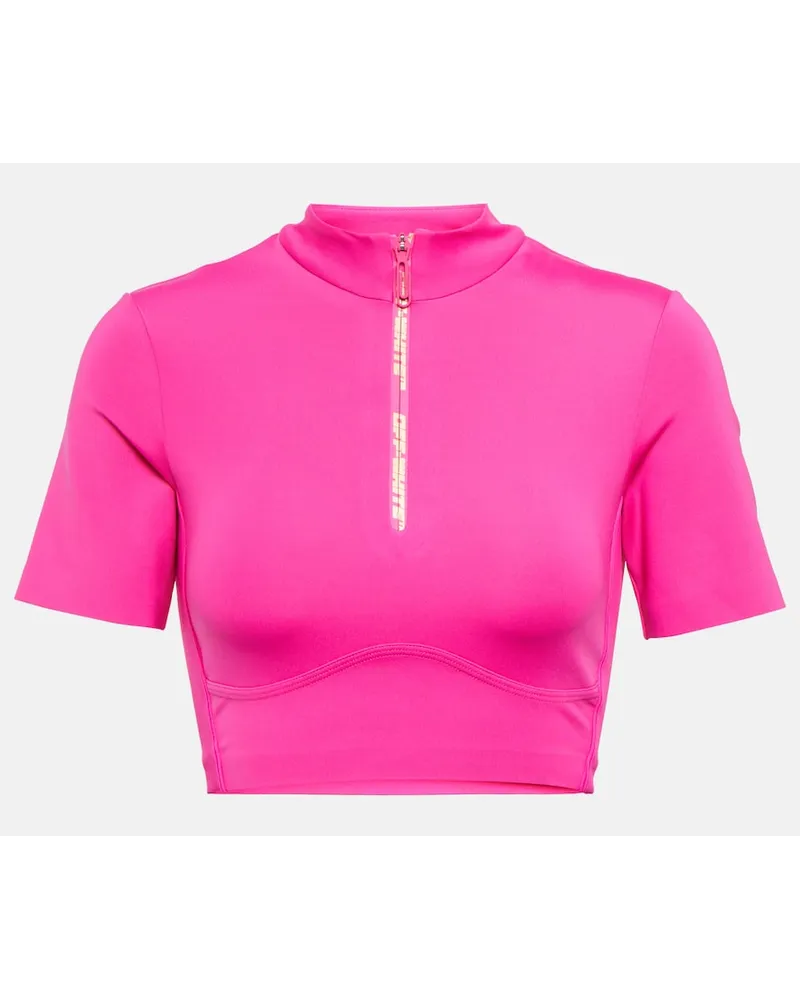 OFF-WHITE Cropped-Top Rot