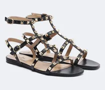 Sandalen Rockstud aus Leder