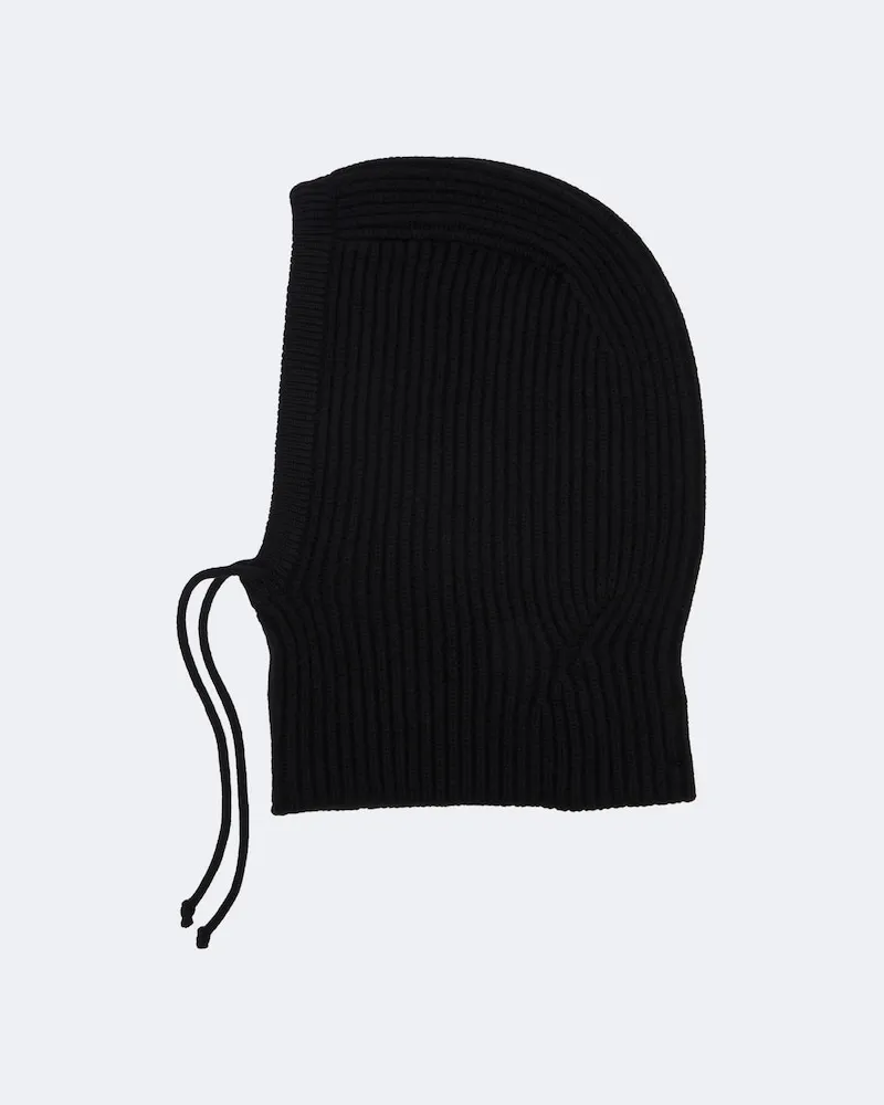 Perfect Moment Balaclava aus Wolle und Kaschmir Schwarz