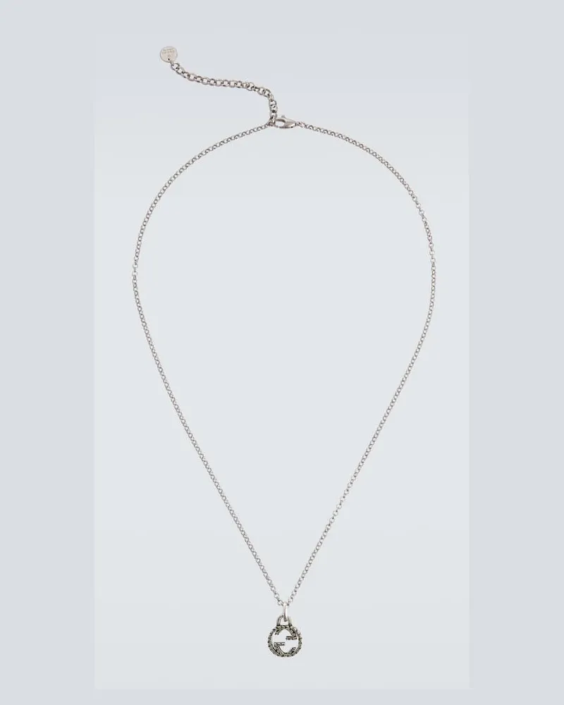 Gucci Halskette Interlocking G Silber