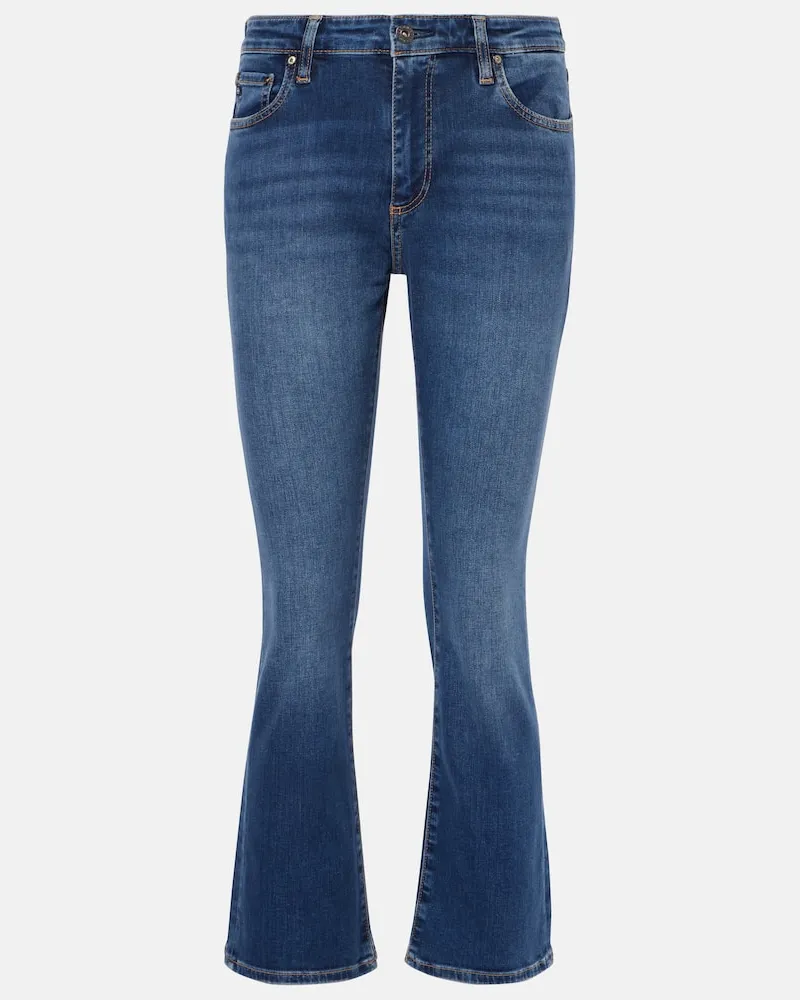 Adriano Goldschmied Cropped Flared Jeans Jodi Blau