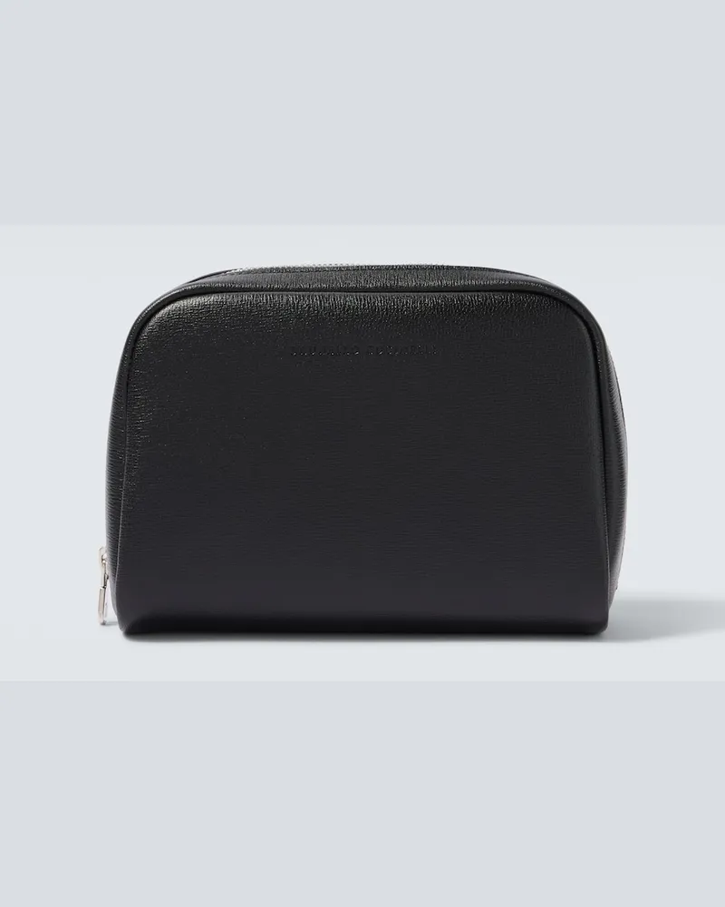 Brunello Cucinelli Etui aus Leder Schwarz