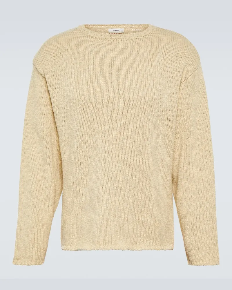 COMMAS Pullover aus Baumwolle Weiß