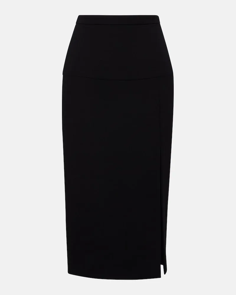 Valentino Garavani Bleistiftrock aus Crêpe Schwarz