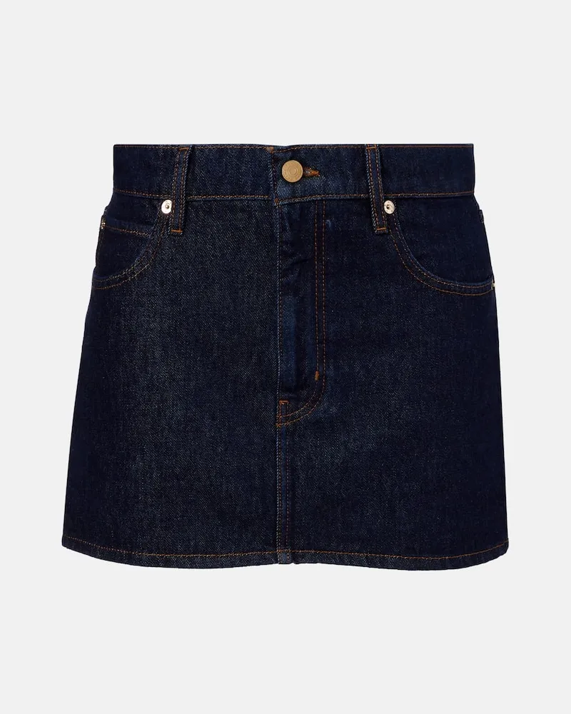 Frame Denim Jeansrock Blau