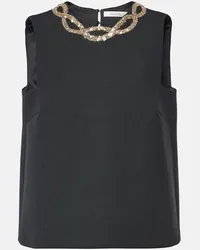 Dorothee Schumacher Verziertes Top Schwarz