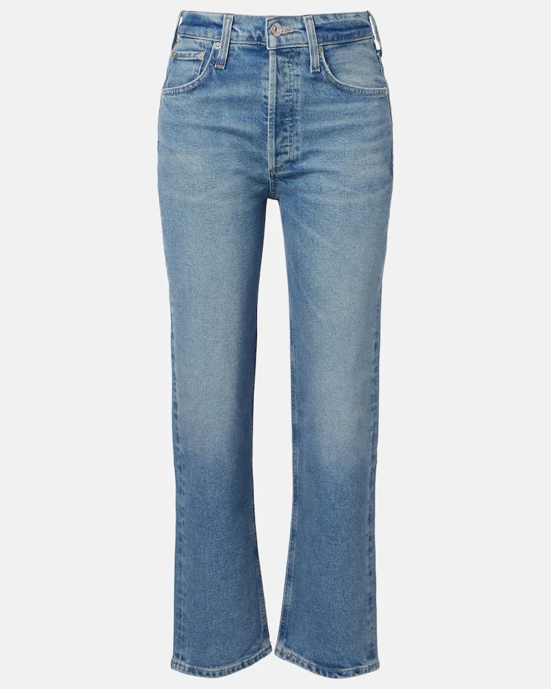 Citizens of humanity Straight Jeans Delfina Blau