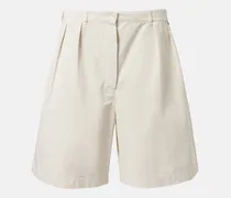 Bermuda-Shorts aus Baumwoll-Gabardine