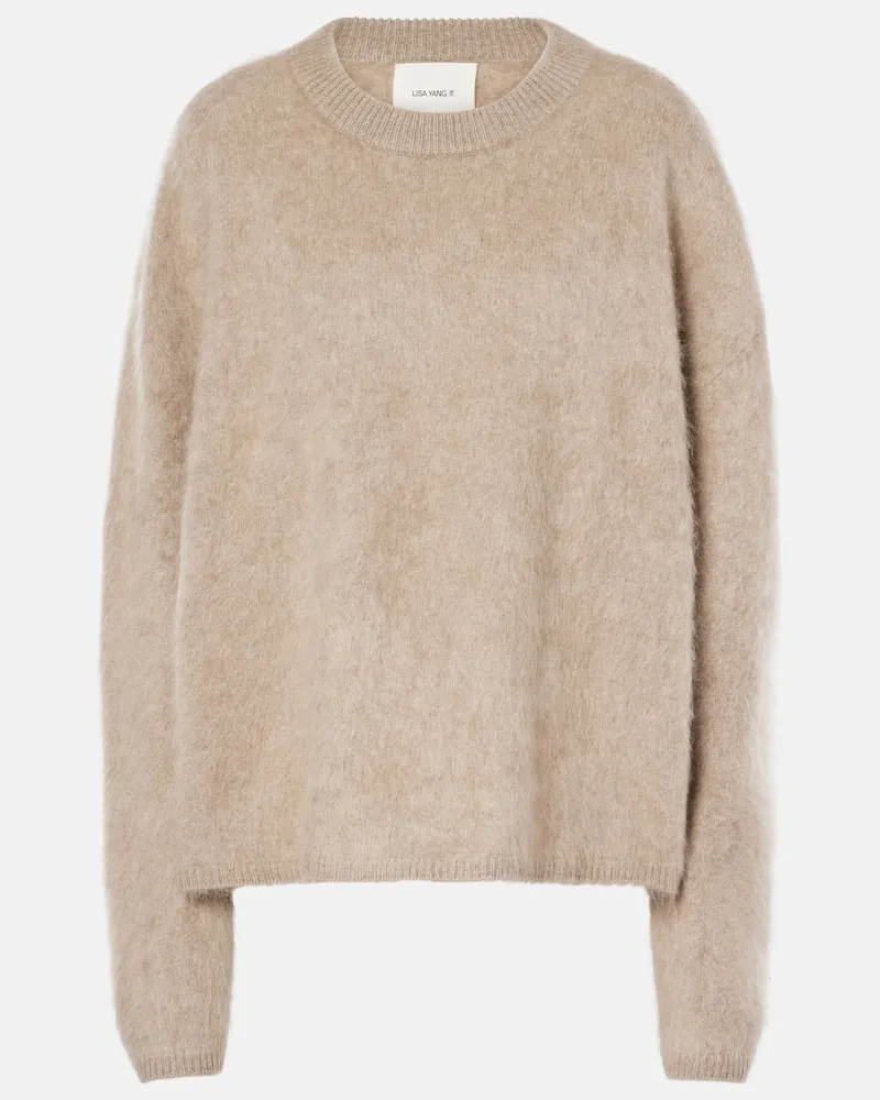 Lisa Yang Pullover Natalia aus Kaschmir Beige
