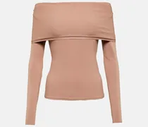 Alaïa Off-Shoulder-Top aus Jersey