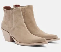 Ankle Boots Dallas 60 aus Veloursleder