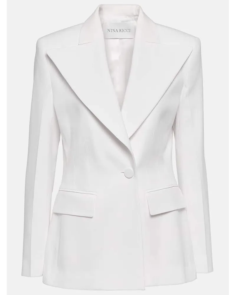 Nina Ricci Blazer aus Cady Nude