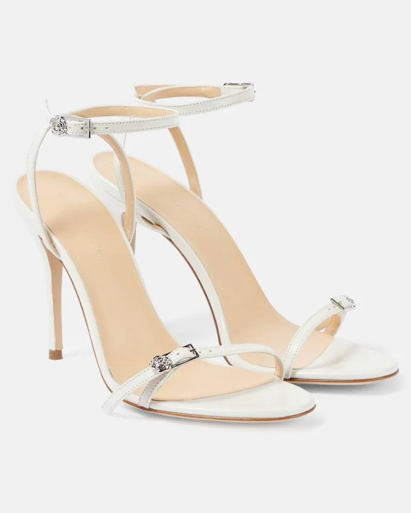 Magda Butrym Sandalen aus Leder Weiß