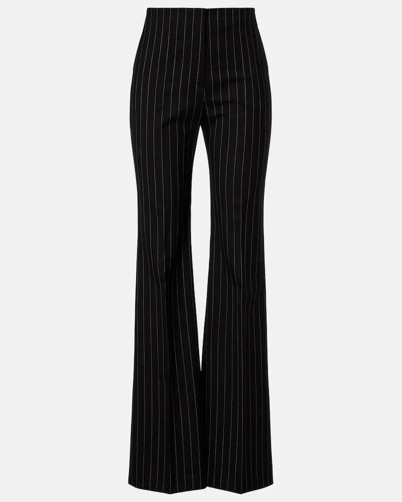 SPORTMAX Schlaghose Visino aus Gabardine Schwarz