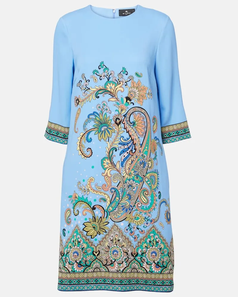 Etro Bedrucktes Minikleid Multicolor