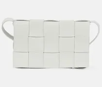 Schultertasche Cassette aus Leder