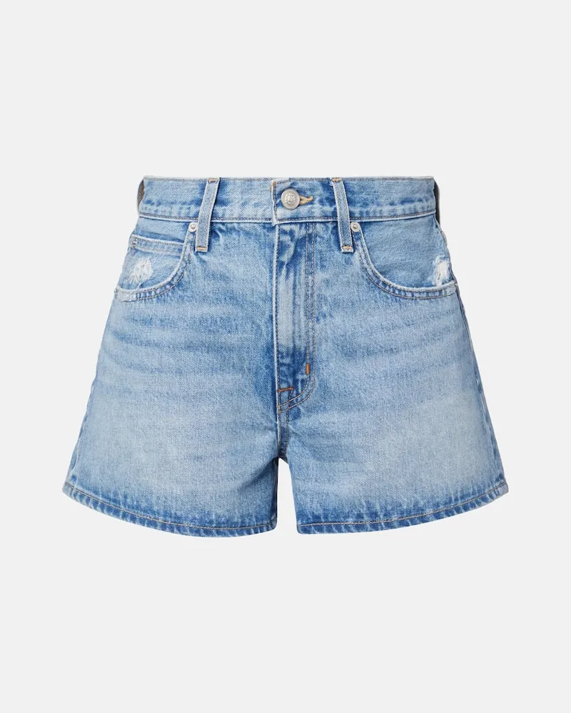 SLVRLAKE Mid-Rise Jeansshorts Mila Blau