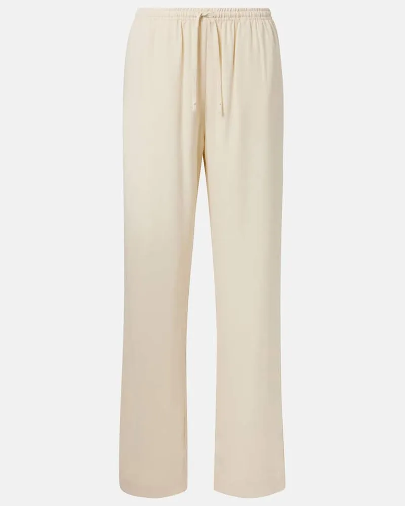 ASCENO Weite Hose Aurelia Beige