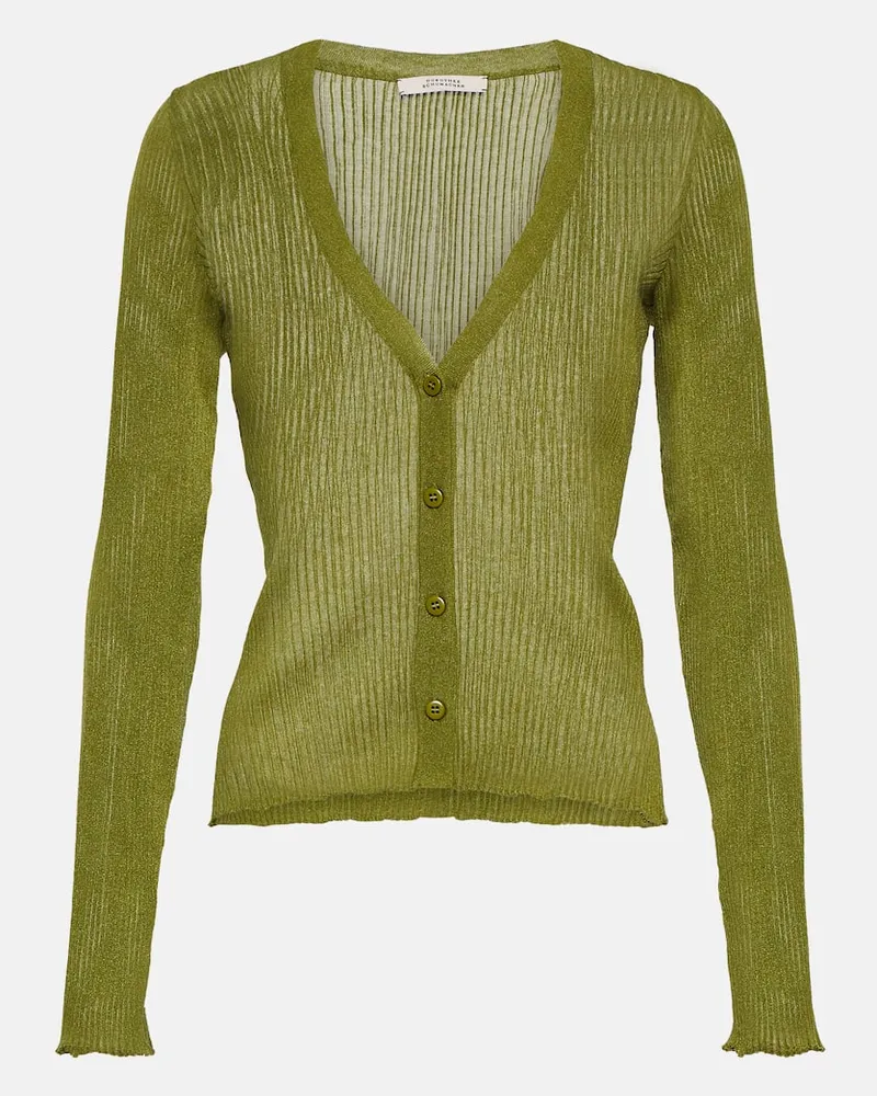 Dorothee Schumacher Cardigan Transparent Touch Grün