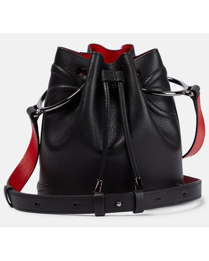 Christian Louboutin Bucket-Bag By My Side aus Leder Schwarz