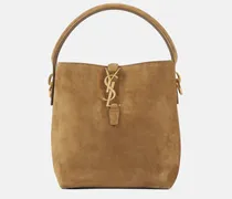 Bucket Bag Le 37 Small aus Veloursleder