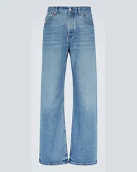 Jacquemus Straight Jeans Le De Nimes Droit Blau