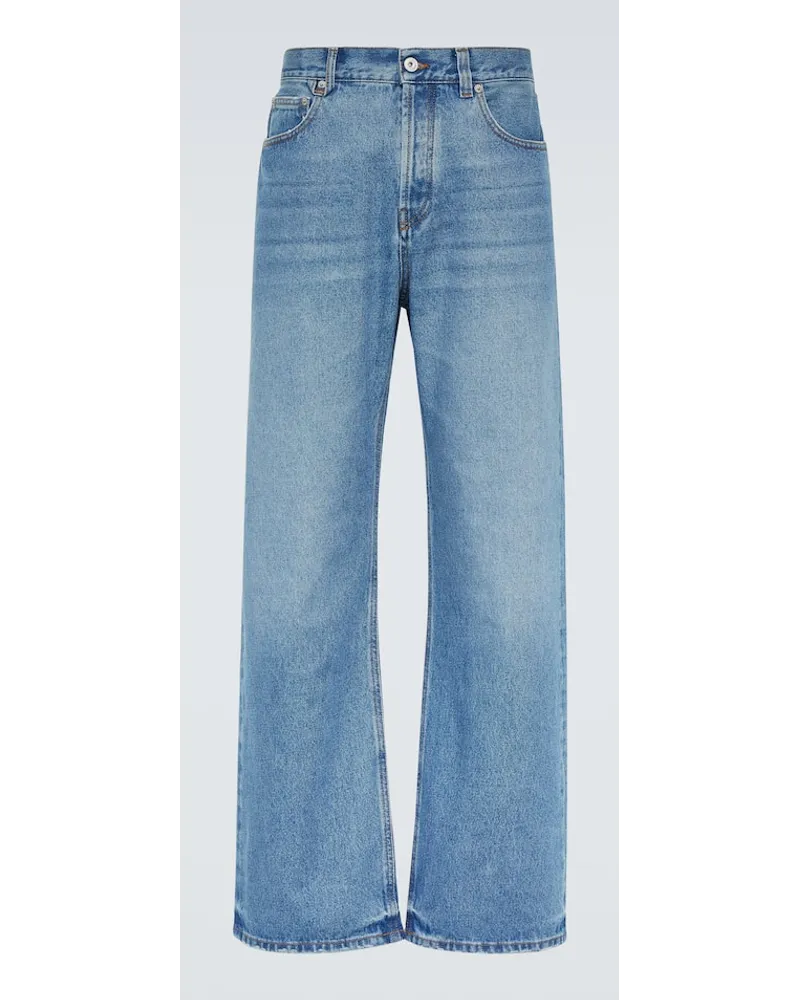 Jacquemus Straight Jeans Le De Nîmes Droit Blau