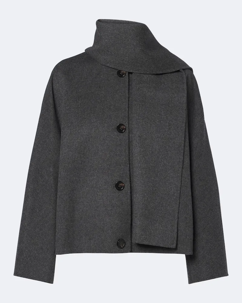 Max Mara Jacke aus Schurwolle Grau
