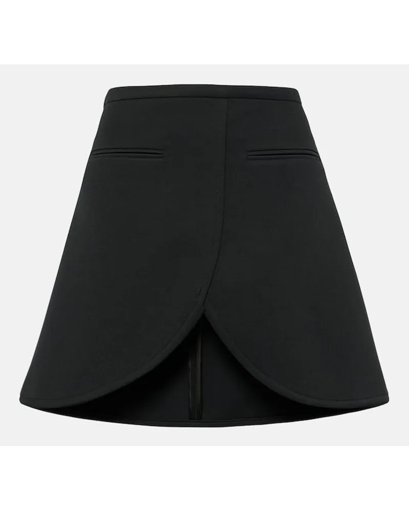 Courrèges Courrèges Minirock aus Twill Schwarz