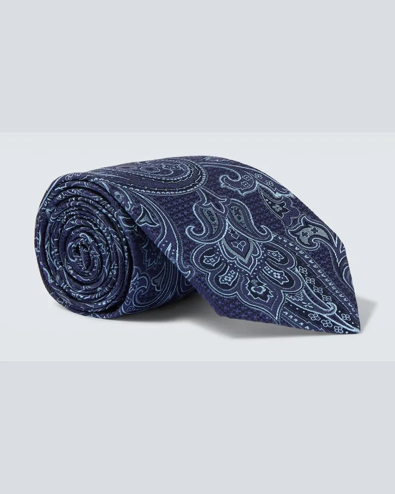 Etro Krawatte aus Seiden-Jacquard Multicolor