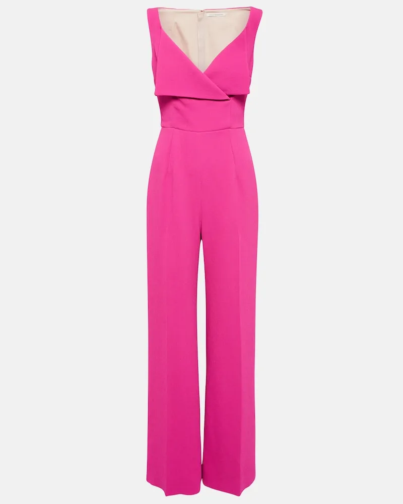 EMILIA WICKSTEAD Jumpsuit Antica aus Crêpe Rosa