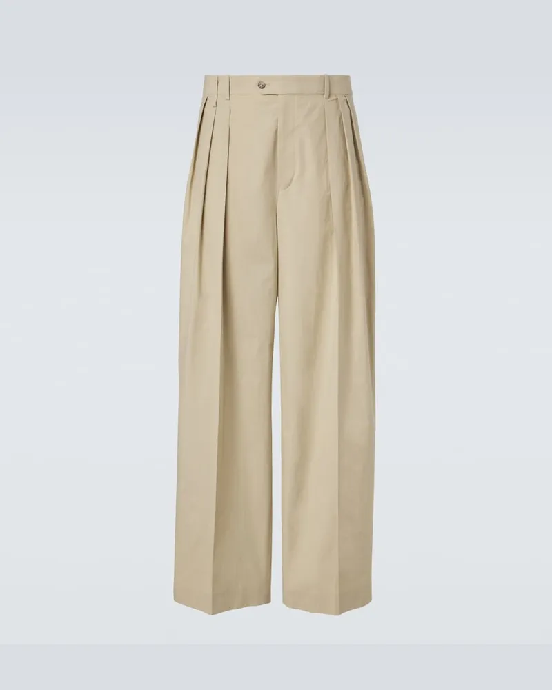 Calvin Klein Gerade Hose Baxter aus Baumwolle Beige
