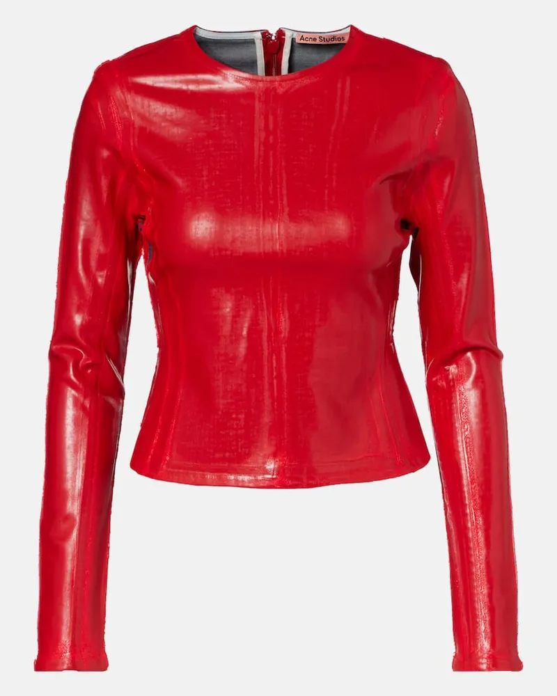 Acne Studios Cropped-Top Rot