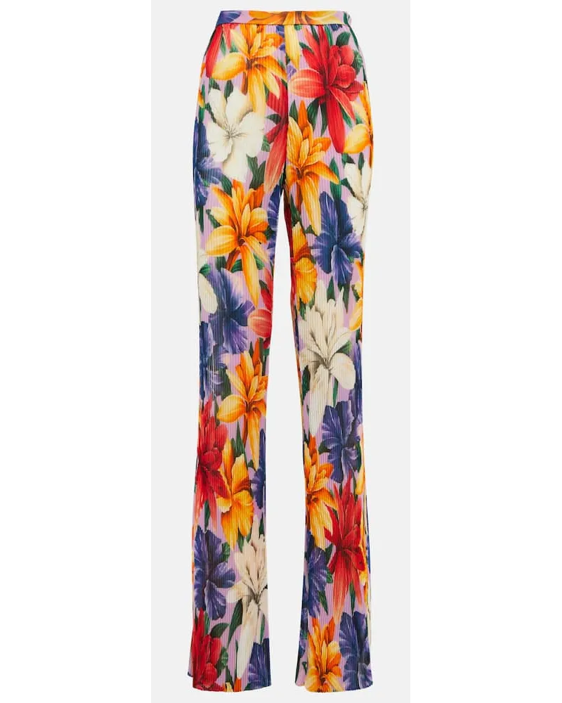Etro High-Rise Straight Hose Multicolor