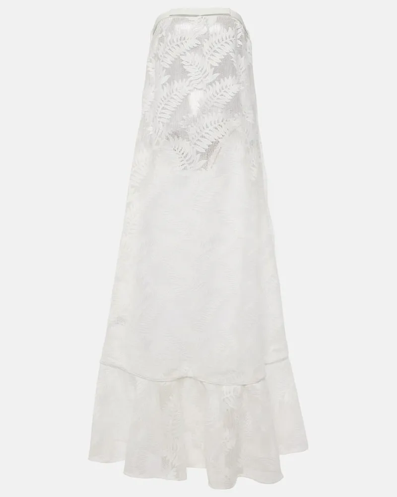 Adriana Degreas Maxikleid Weiß