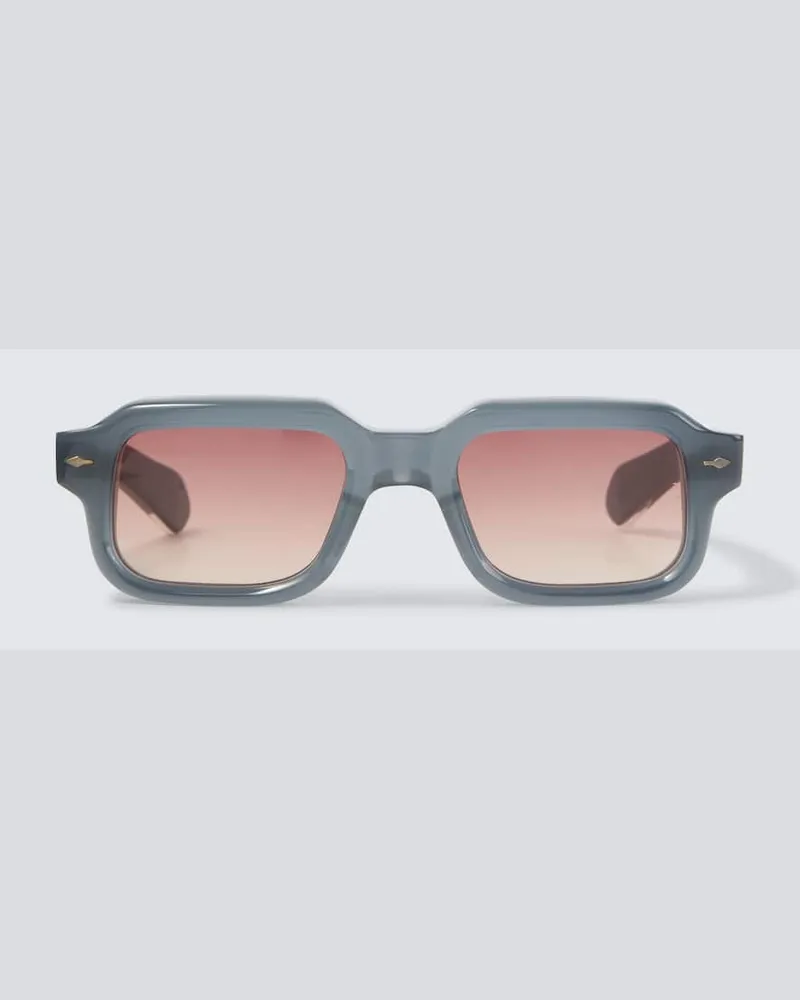 Jacques Marie Mage Eckige Sonnenbrille Sandro Blau