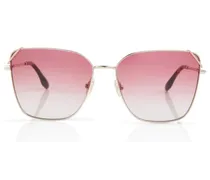 Eckige Oversize-Sonnenbrille