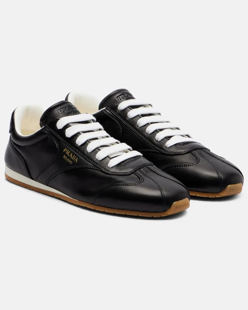 Prada Sneakers aus Canvas Schwarz