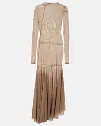 Christophe Lemaire Maxikleid aus Jersey Beige