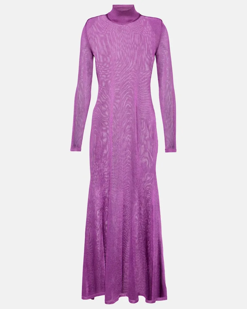 Tom Ford Maxikleid aus Jersey Rosa