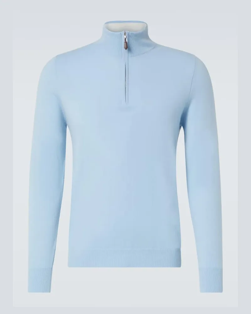 arch4 Pullover Mr Fenchurch aus Kaschmir Blau