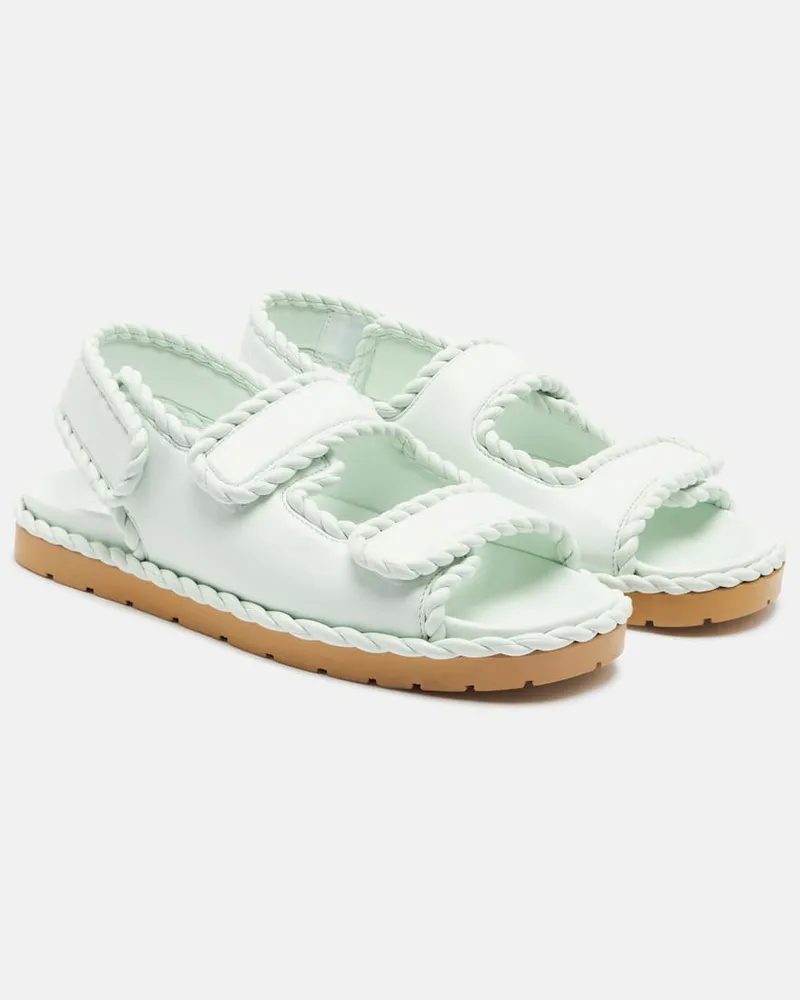 Bottega Veneta Sandalen Jack aus Leder Grün