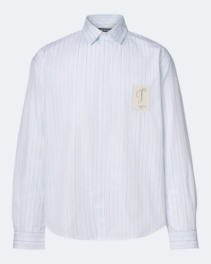 Jacquemus Hemd Simon aus Baumwolle Blau