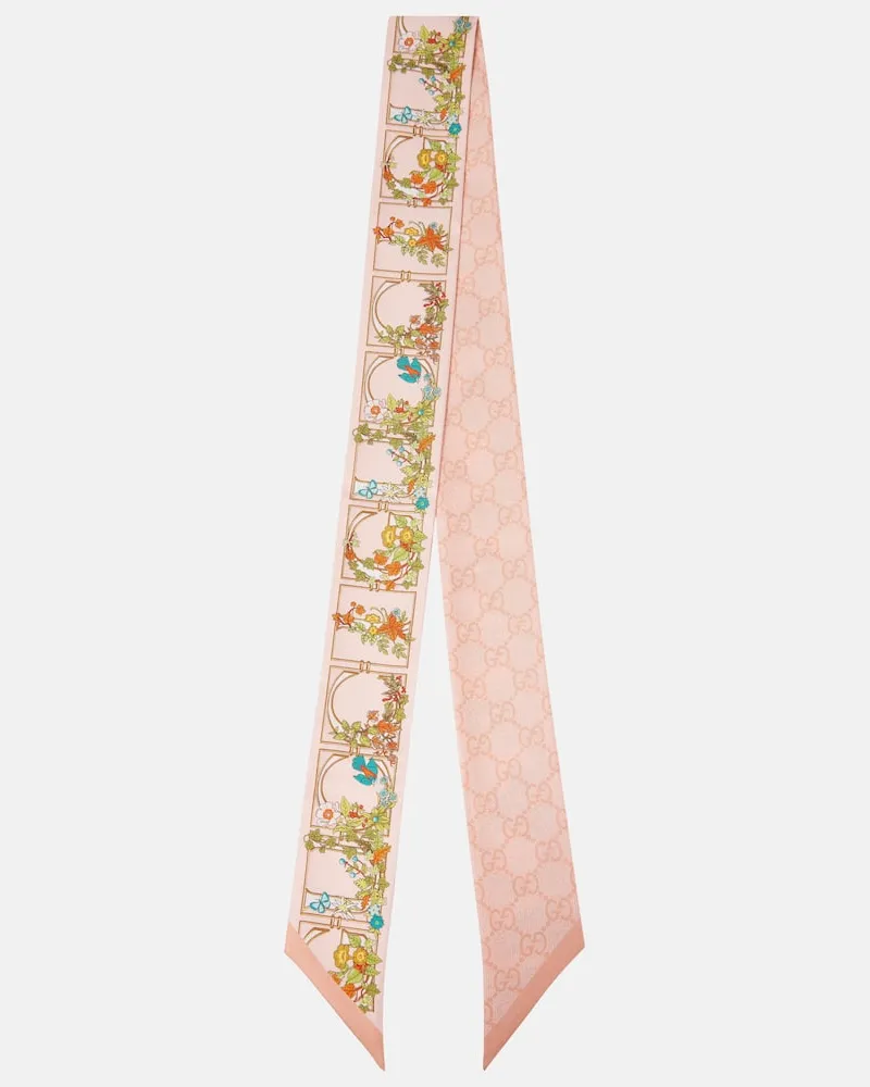 Gucci Tuch aus Seiden-Twill Multicolor