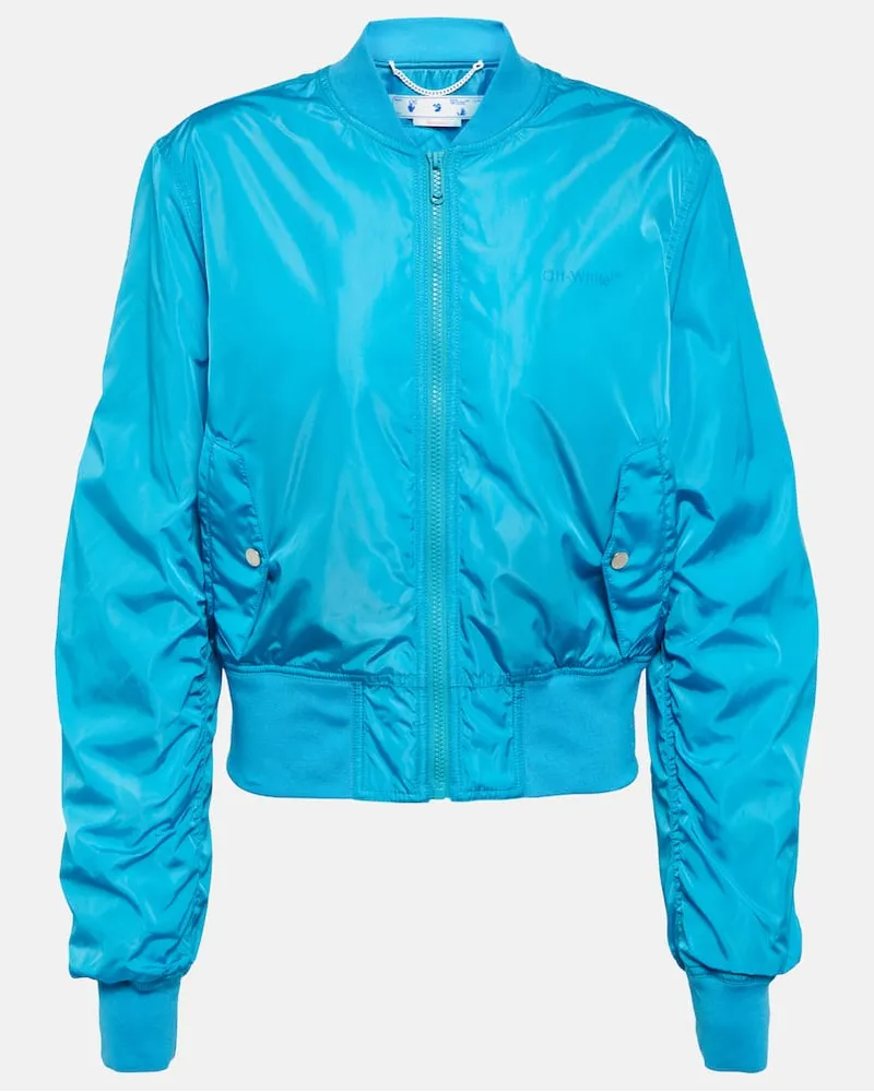 OFF-WHITE Bomberjacke Blau