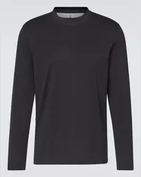 Brunello Cucinelli Pullover aus Baumwolle Schwarz