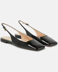 Gianvito Rossi Slingback-Ballerinas Freeda aus Leder Schwarz