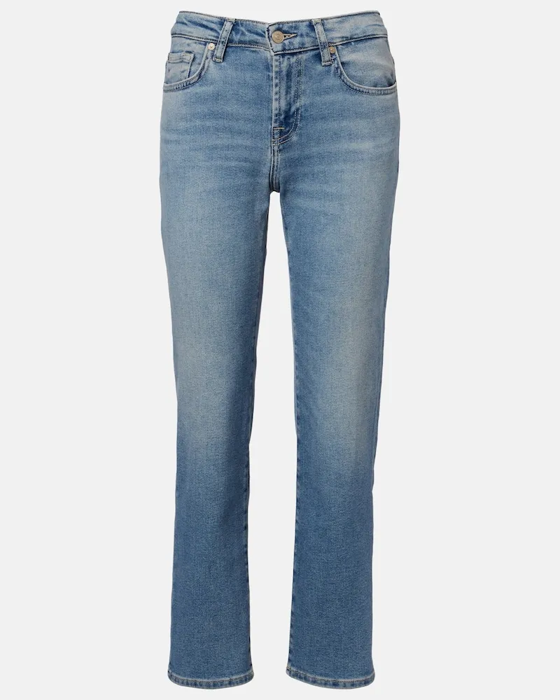 7 for all mankind Straight Jeans Calie Blau