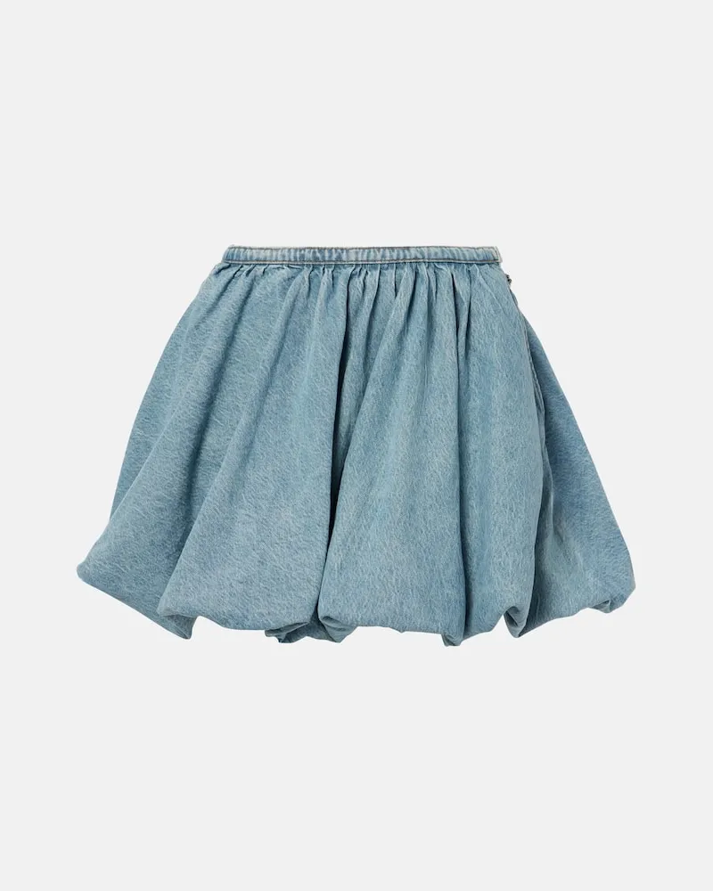 ROTATE Birger Christensen Jeansrock Blau